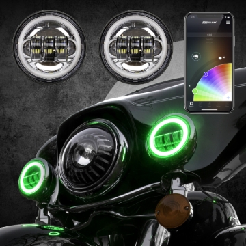 Picture of XKGLOW XKG Moto Headlights - XK042011-W