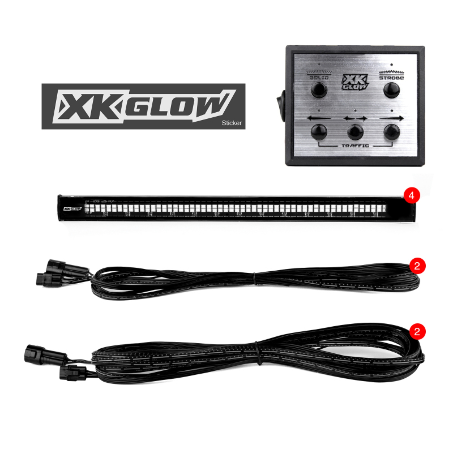 Picture of XKGLOW XKG Strobe Lights Light Bars & Cubes - XK052002-4R