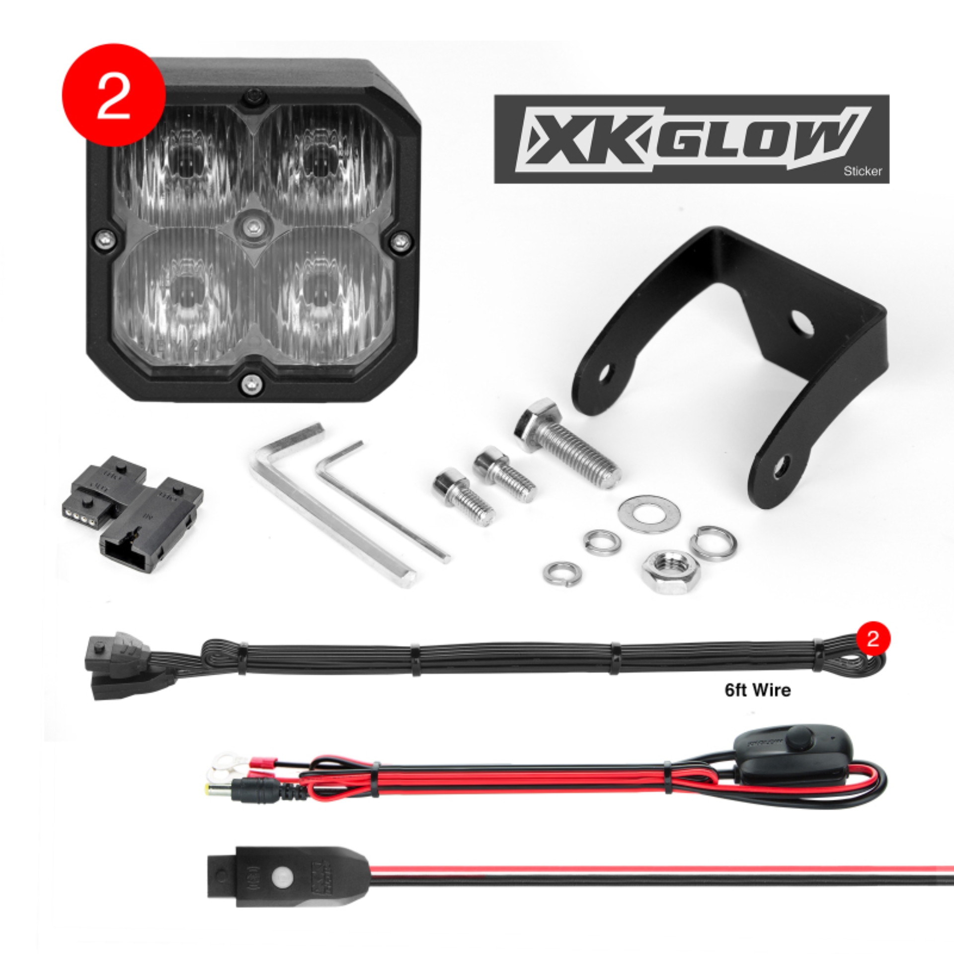 Picture of XKGLOW XKG Offroad Accent Lights Light Accessories and Wiring - XK065001-D-KIT