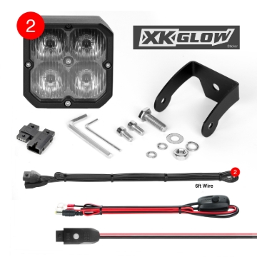 Picture of XKGLOW XKG Offroad Accent Lights Light Accessories and Wiring - XK065001-D-KIT