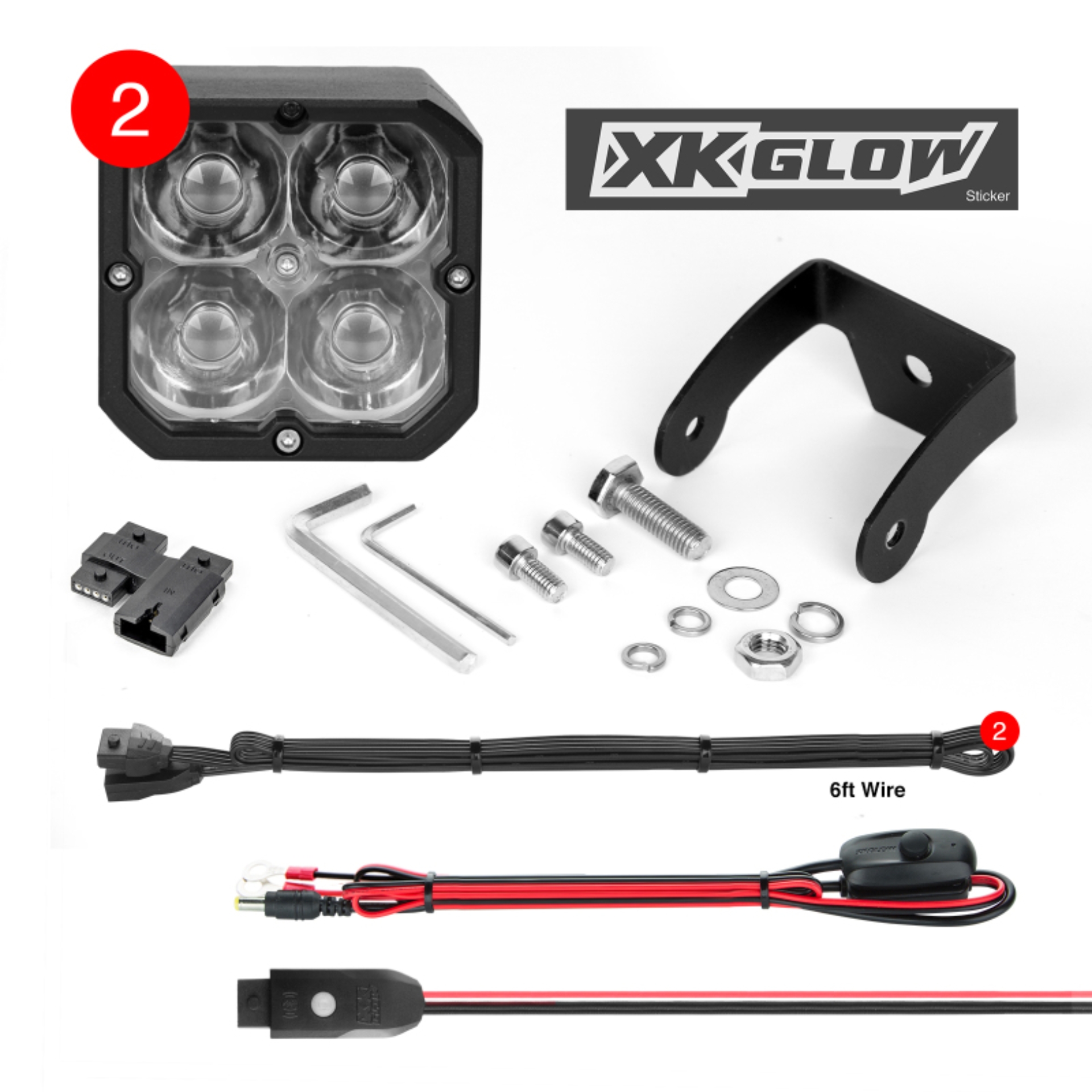 Picture of XKGLOW XKG Offroad Accent Lights Light Accessories and Wiring - XK065001-S-KIT