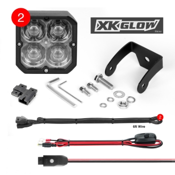 Picture of XKGLOW XKG Offroad Accent Lights Light Accessories and Wiring - XK065001-S-KIT