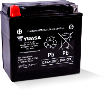 Picture of Yuasa Battery YSA Maintenance Free Battery Batteries - YUAM7RH4S