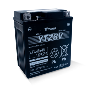 Picture of Yuasa Battery YSA Maintenance Free Battery Batteries - YUAM728ZV