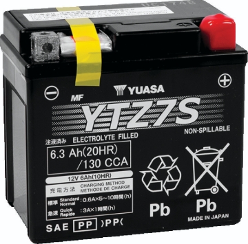 Picture of Yuasa Battery YSA Maintenance Free Battery Batteries - YUAM727ZS