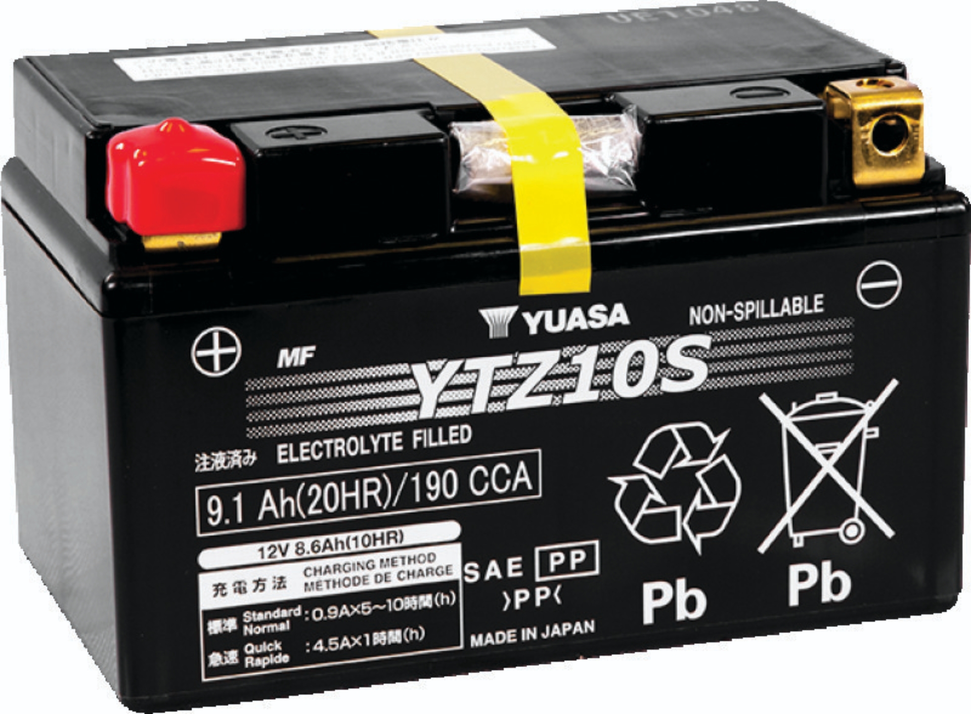 Picture of Yuasa Battery YSA Maintenance Free Battery Batteries - YUAM7210A