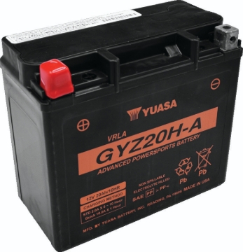 Picture of Yuasa Battery YSA Maintenance Free Battery Batteries - YUAM720GHA