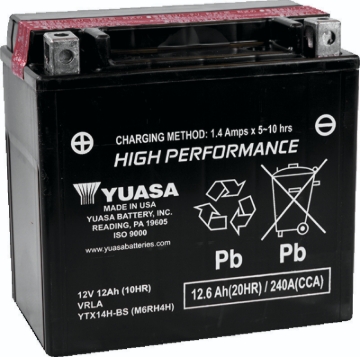 Picture of Yuasa Battery YSA Maintenance Free Battery Batteries - YUAM6RH4H