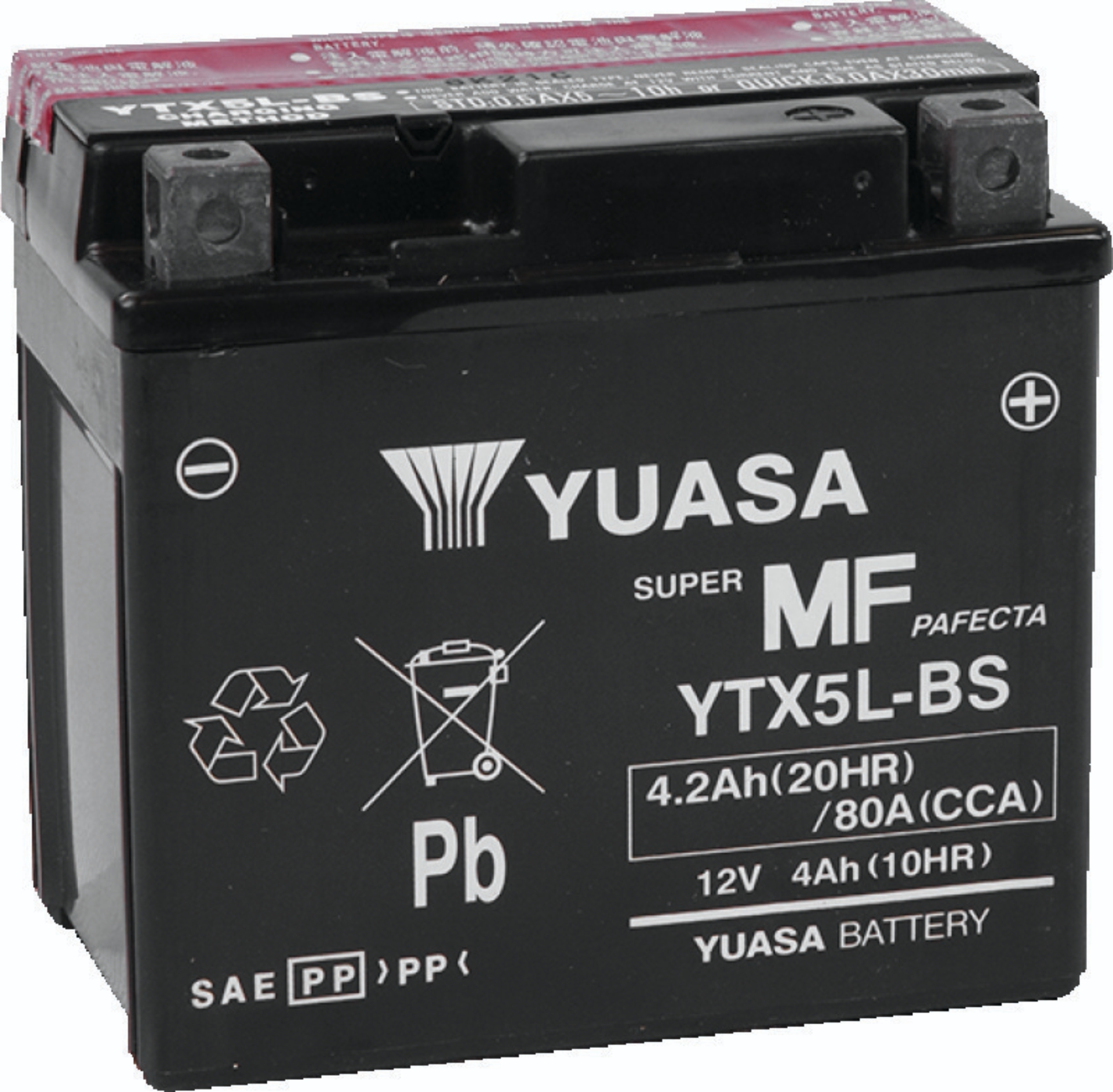 Picture of Yuasa Battery YSA Maintenance Free Battery Batteries - YUAM32X5B