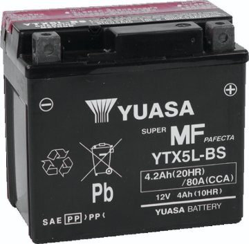 Picture of Yuasa Battery YSA Maintenance Free Battery Batteries - YUAM32X5B