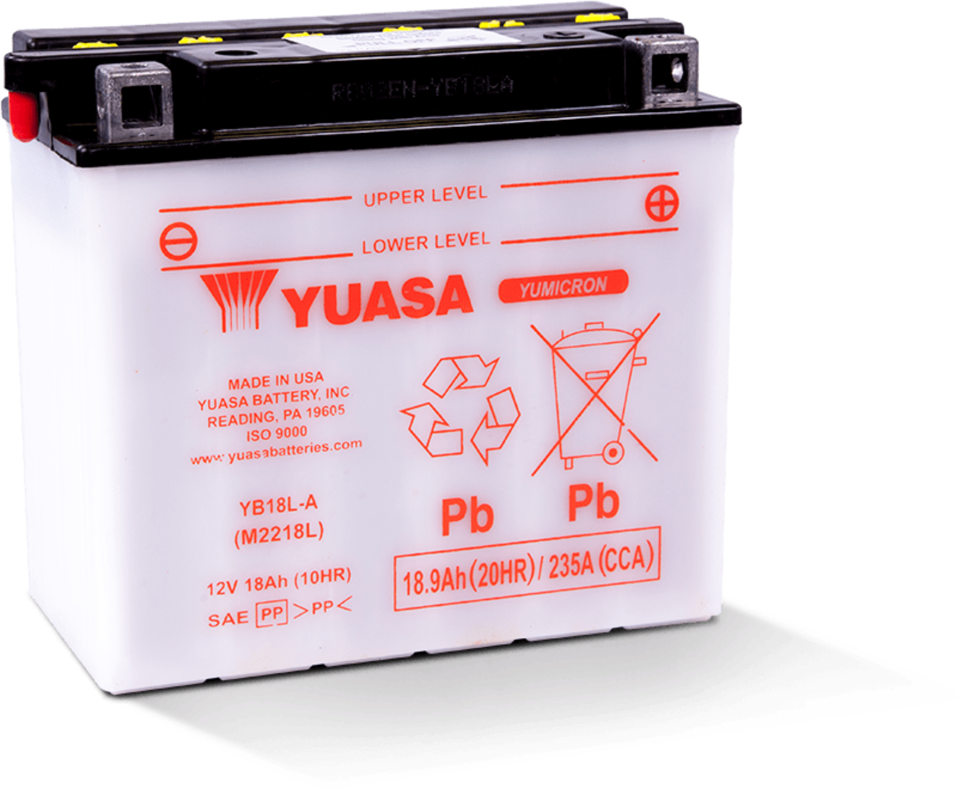 Picture of Yuasa Battery YSA Yumicron Battery Batteries - YUAM2218LTWN