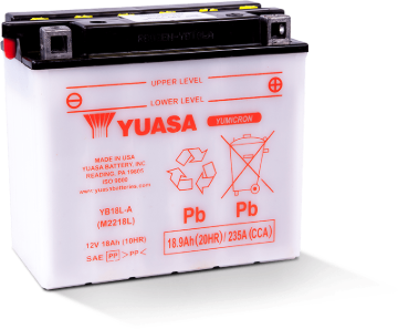 Picture of Yuasa Battery YSA Yumicron Battery Batteries - YUAM2218LTWN
