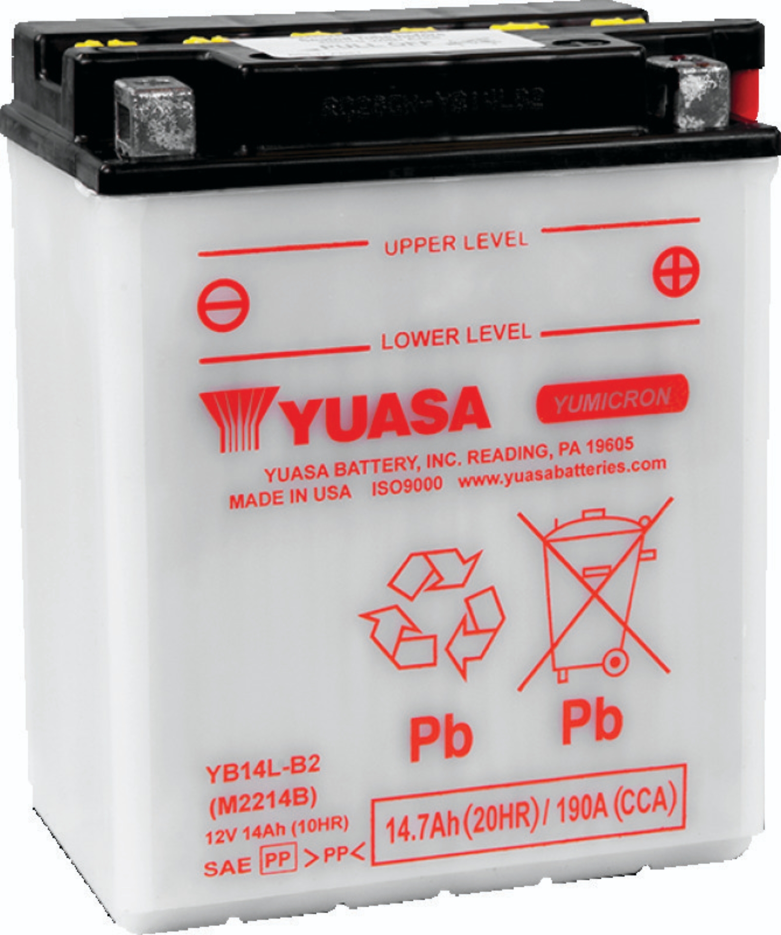 Picture of Yuasa Battery YSA Yumicron Battery Batteries - YUAM2214BIND