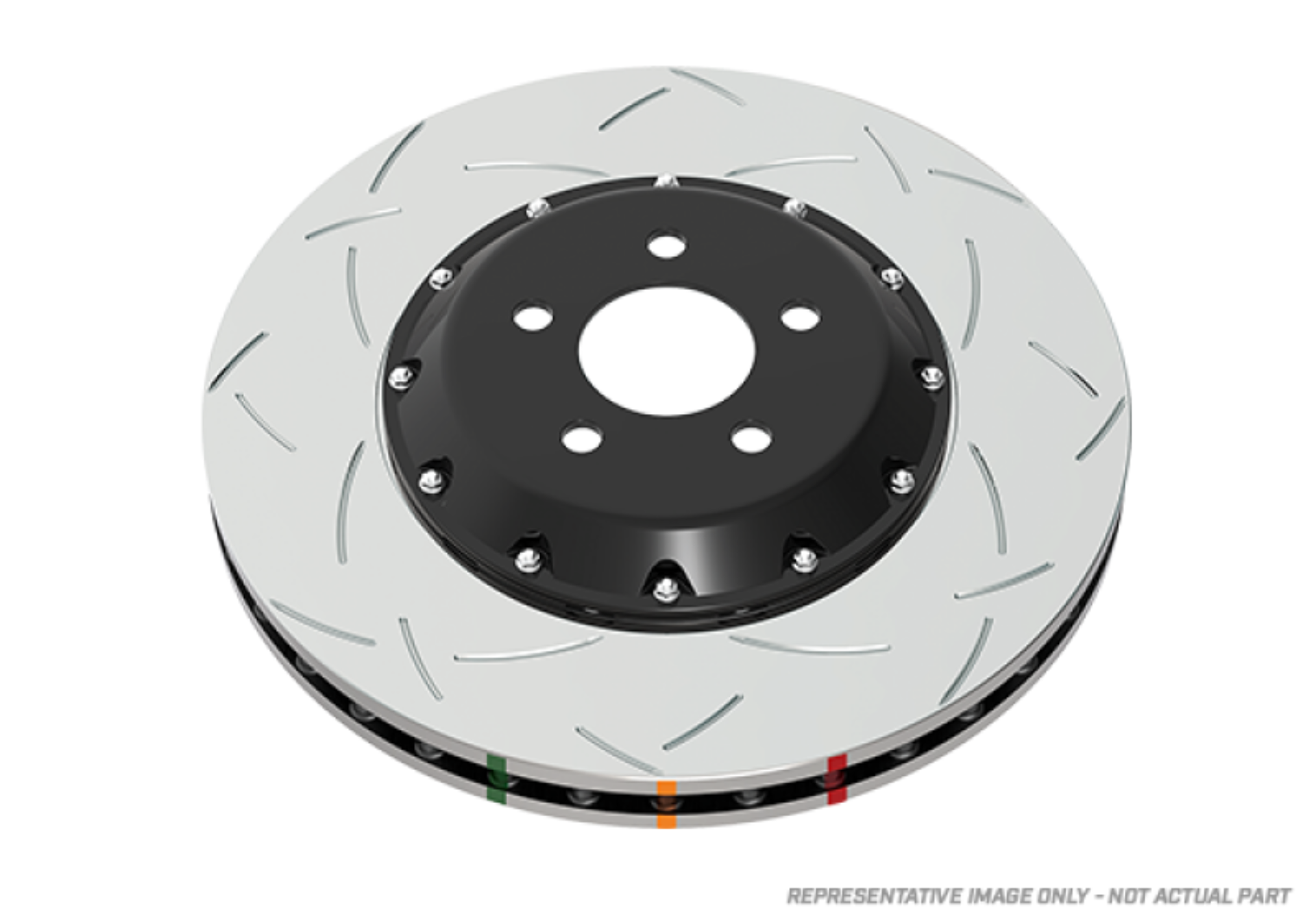 Picture of DBA 5000 Series Slotted Rotors Brake Rotors - DBA52448BLKS