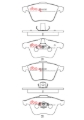 Picture of DBA RP Performance Brake Pads - DB2210RP