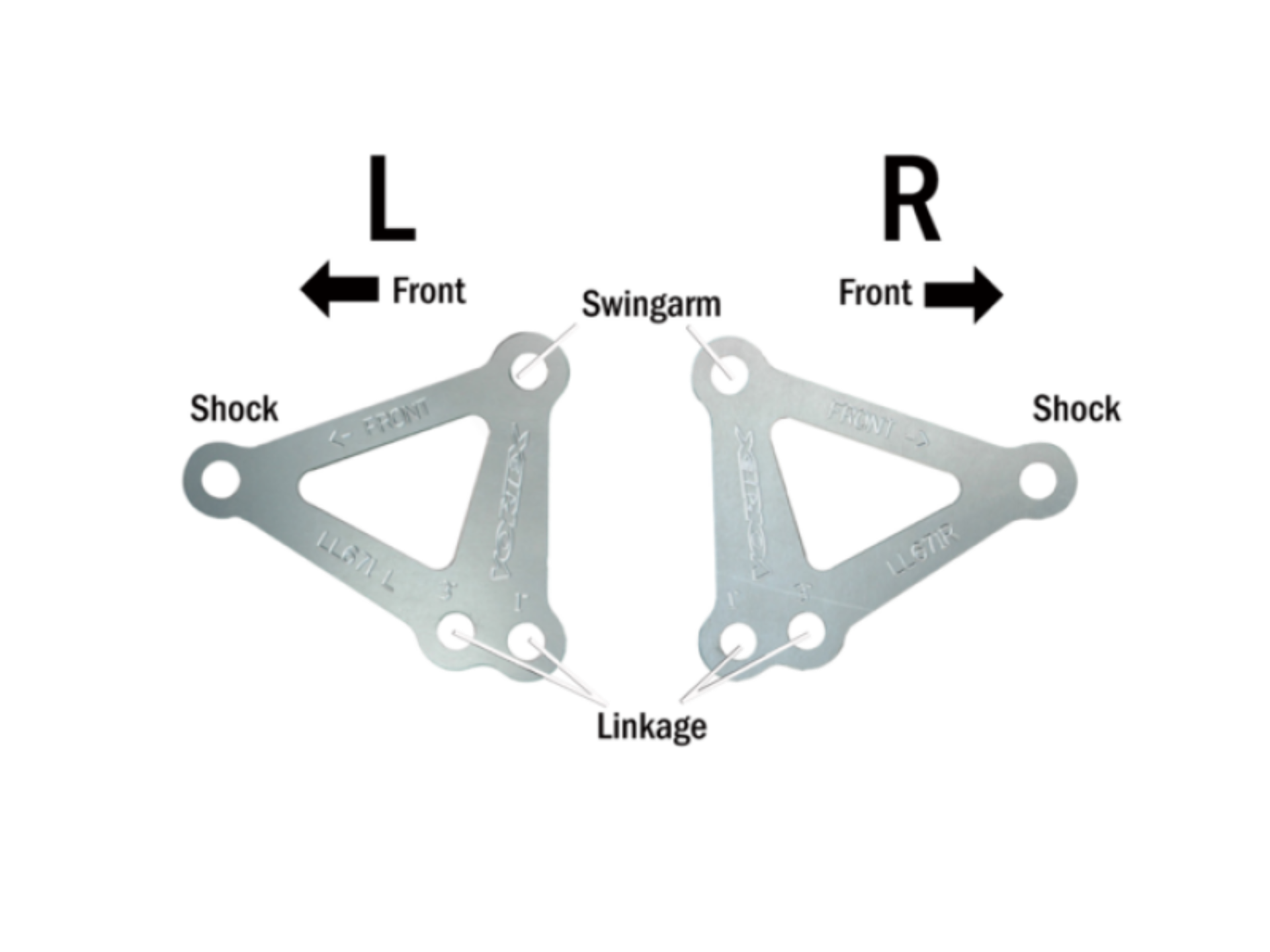 Picture of Vortex Racing VTX Lowering Link Lowering Springs - LL671