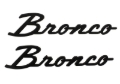 Picture of Ford Racing FR Badges Other Body Components - M-1447-BSMB