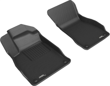 Picture of 3D MAXpider ACE Kagu-Front-Black Floor Mats - L1AD05411509
