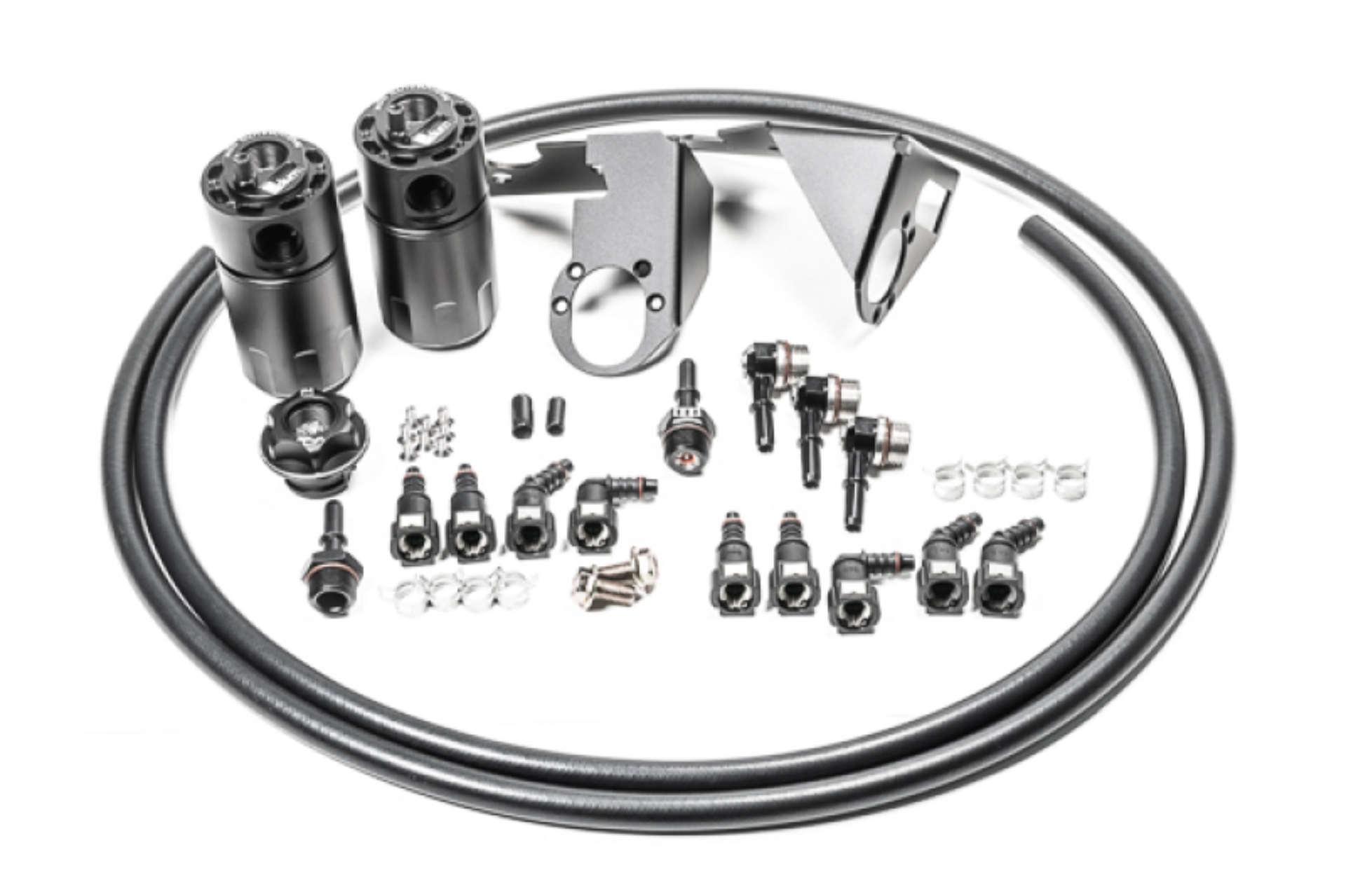 Picture of Radium Engineering RAD Catch Can Kits Oil Catch Cans - 20-0787-FL