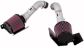 Picture of KN K&N 07-08 350z Dual Silver Typhoon Short Ram Intake Cold Air Intakes - 69-7071TS