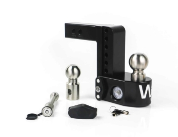 Picture of Weigh Safe WEI Drop Hitch-Black Cerakote Hitch Ball Mounts - WS6-2-KA-CER-BLA