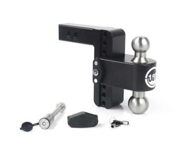 Picture of Weigh Safe WEI 180 Hitch-Black Cerakote Hitch Ball Mounts - LTB6-2-KA-CER-BLA