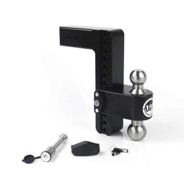 Picture of Weigh Safe WEI 180 Hitch-Black Cerakote Hitch Ball Mounts - LTB10-2.5-KA-CER-BLA