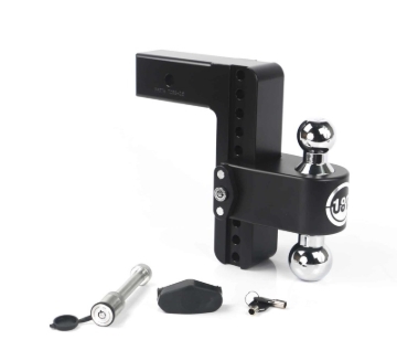 Picture of Weigh Safe WEI 180 Hitch-Black Cerakote Hitch Ball Mounts - CTB8-2.5-KA-CER-BLA