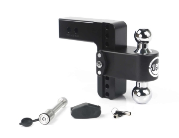Picture of Weigh Safe WEI 180 Hitch-Black Cerakote Hitch Ball Mounts - CTB6-2.5-KA-CER-BLA