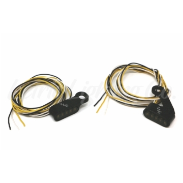 Picture of Letric Lighting LET Mini Mirror LED Turn Signals Front Light Accessories and Wiring - LLC-MMM-B