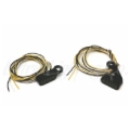 Picture of Letric Lighting LET Mini Mirror LED Turn Signals Front Light Accessories and Wiring - LLC-MMM-B