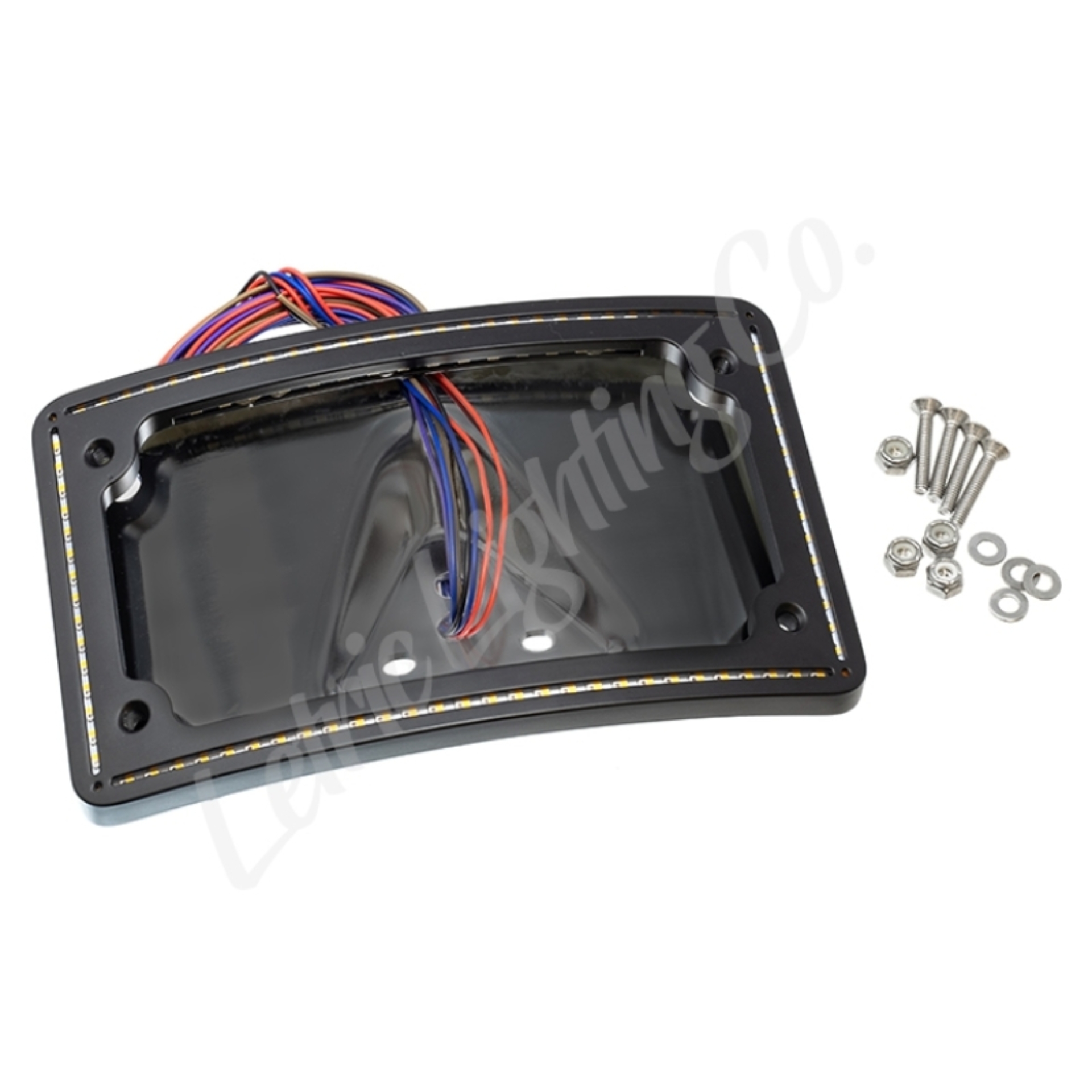 Picture of Letric Lighting LET Perfect Plate Light Frame License Frame - LLC-CPPL-B1