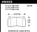 Picture of Hawk Performance HAWK HPS Brake Pad Sets - HB453F.585