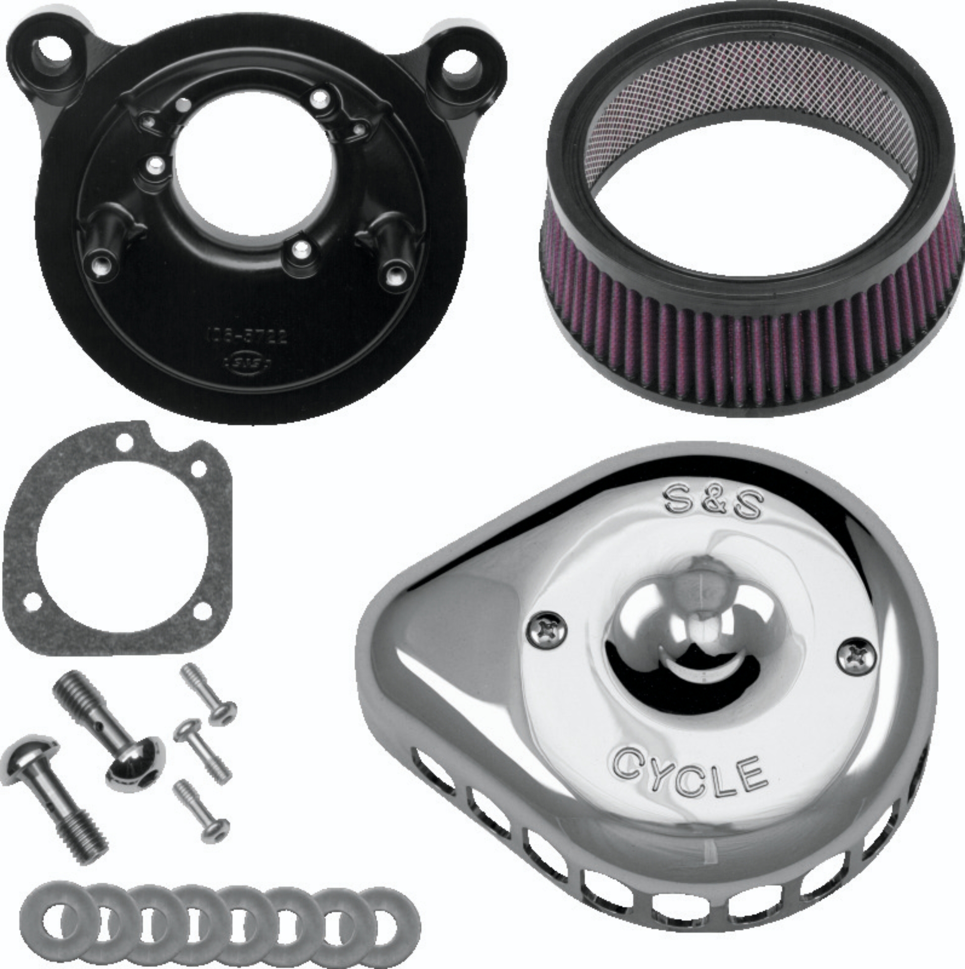 Picture of S&S Cycle SSC Air Cleaner Kits Air Intake Components - 170-0441