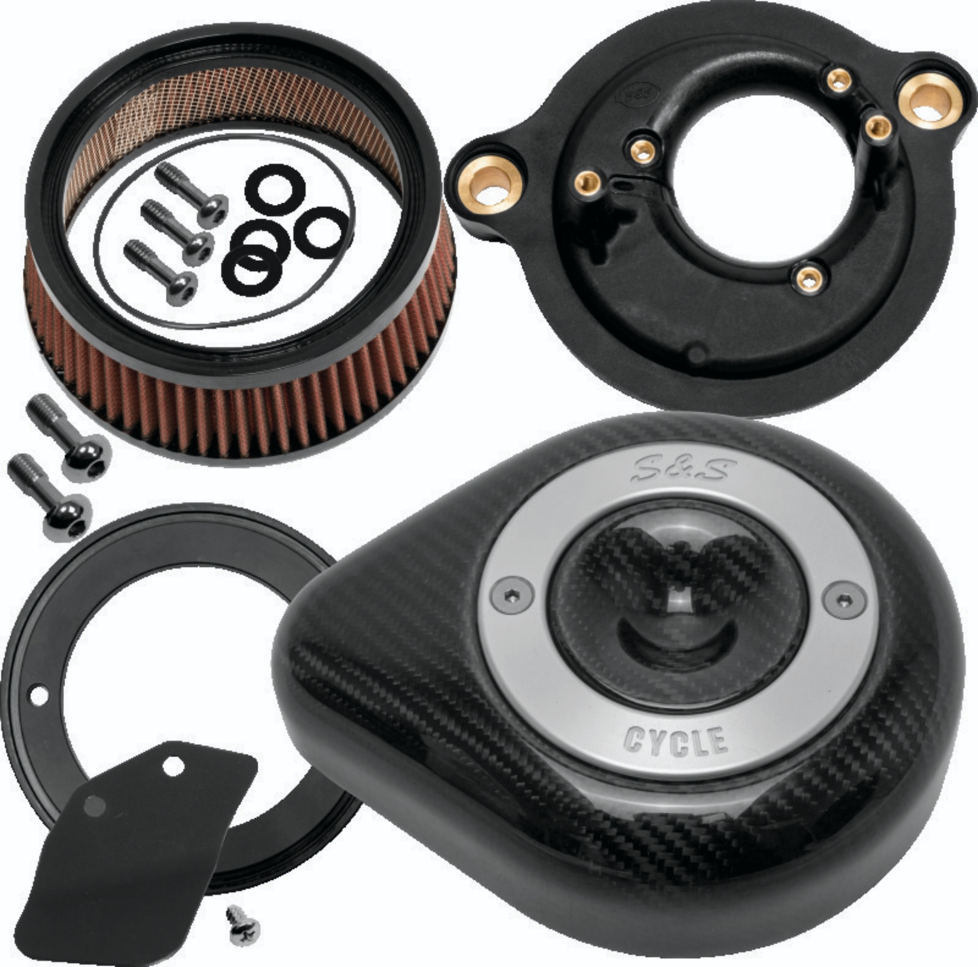 Picture of S&S Cycle SSC Air Cleaner Kits Air Intake Components - 170-0498B