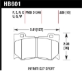 Picture of Hawk Performance HAWK HPS Brake Pad Sets - HB601F.626