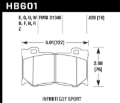 Picture of Hawk Performance HAWK Ceramic Brake Pad Sets Front - HB601Z.626