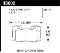 Picture of Hawk Performance HAWK Ceramic Brake Pad Sets Rear - HB602Z.545