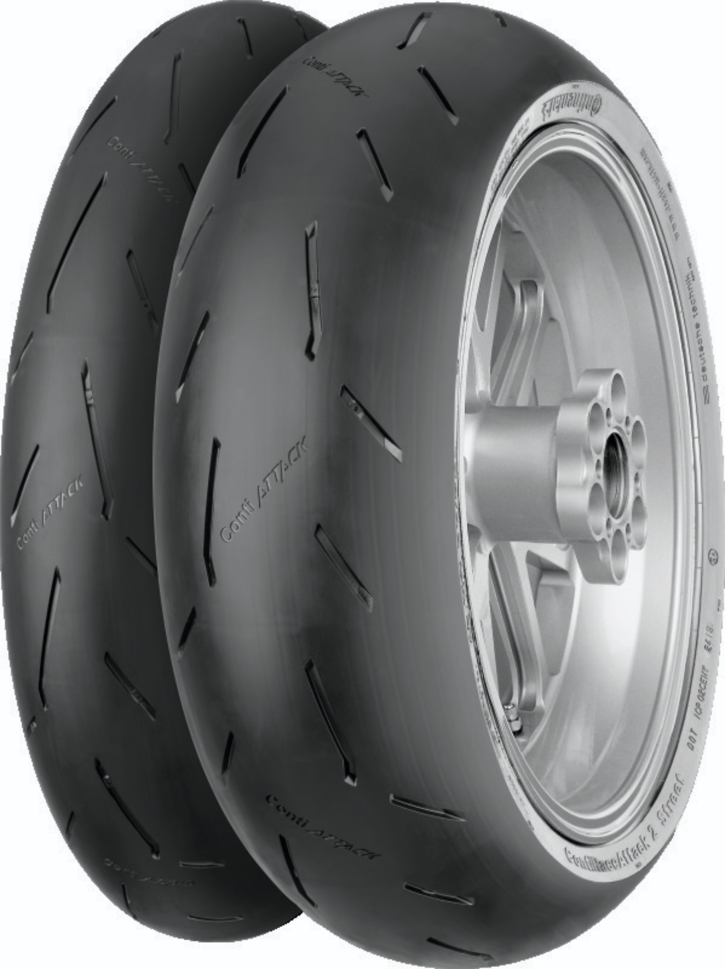 Picture of Continental Tire CON ContiRaceAttack 2 Street Tires Front Motorcycle Tires - 02446580000
