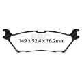 Picture of EBC Greenstuff Brake Pad Sets - DP63142