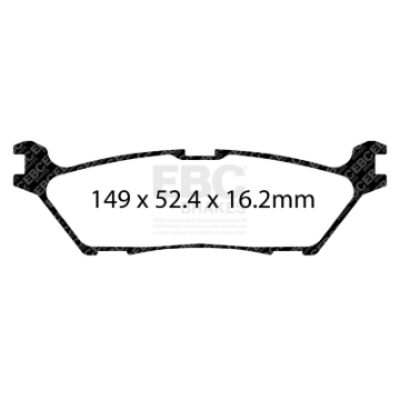 Picture of EBC Greenstuff Brake Pad Sets - DP63142