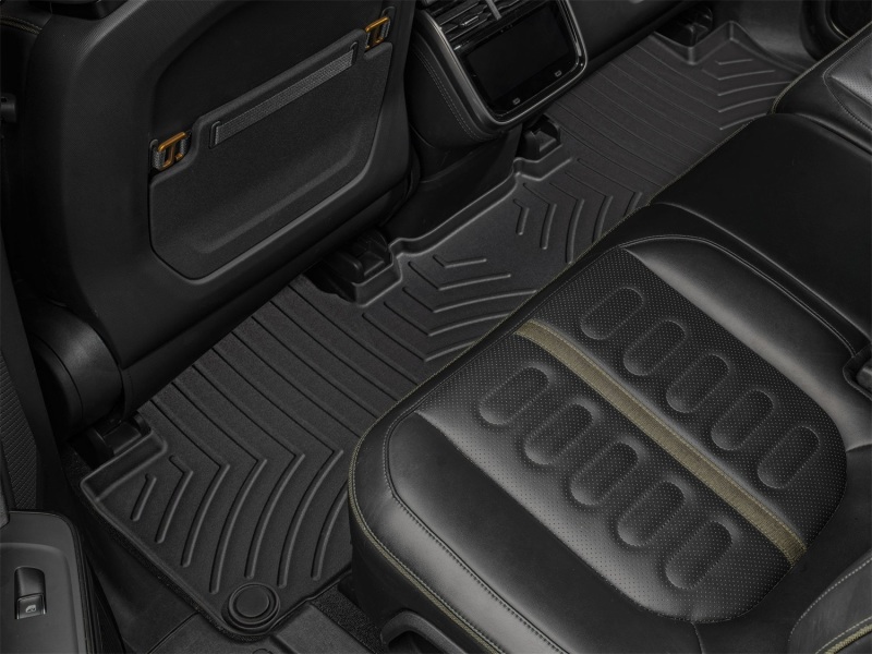 Picture of WeatherTech WT FloorLiner-Rear-Blk Floor Mats - 4417772