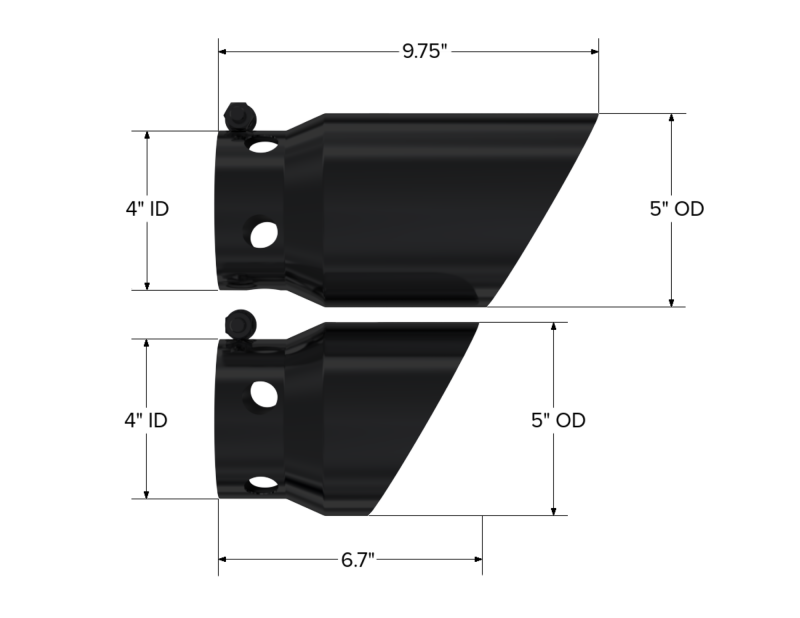 Picture of MBRP Vehicle Specific Black Tips - T5111BLK