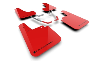 Picture of Rally Armor RAL UR Red Flap/Blk Logo Mud Flaps - MF116-UR-RD-BLK