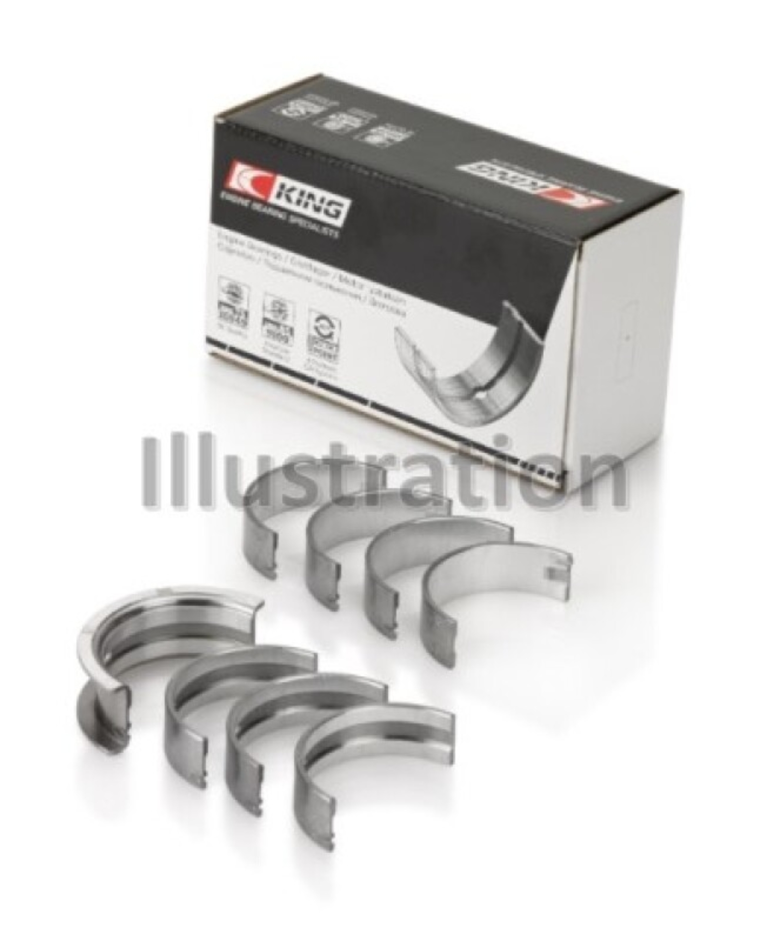 Picture of King Engine Bearings KING Main Bearings - MB4034SI0.25