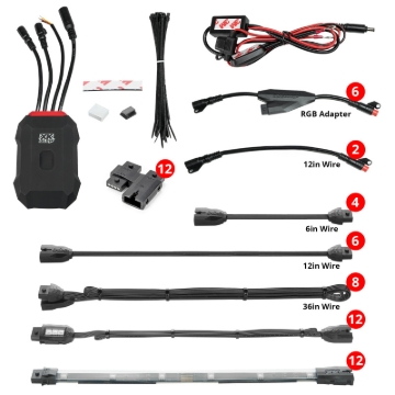 Picture of XKGLOW XKG Moto Light Kits Light Accessories and Wiring - AP-MOTO-ADV