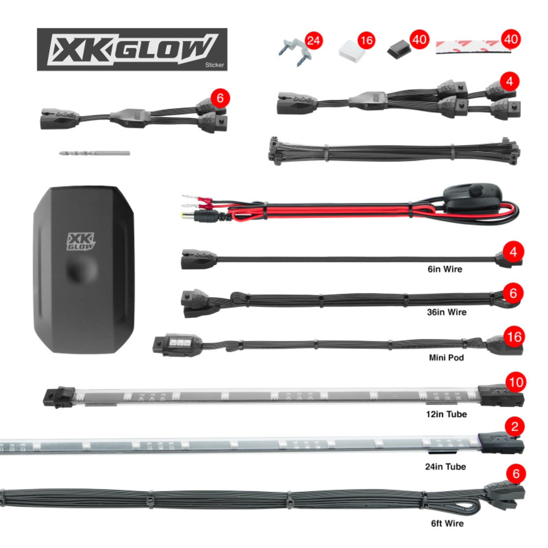 Picture of XKGLOW XKG Offroad Accent Lights Light Accessories and Wiring - XK-UTV-STA