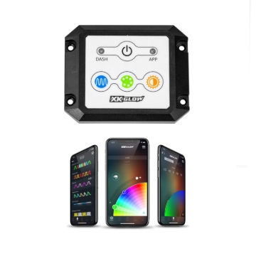 Picture of XKGLOW XKG Moto Controller Switch Panels - XK-CHROME-DM-KIT