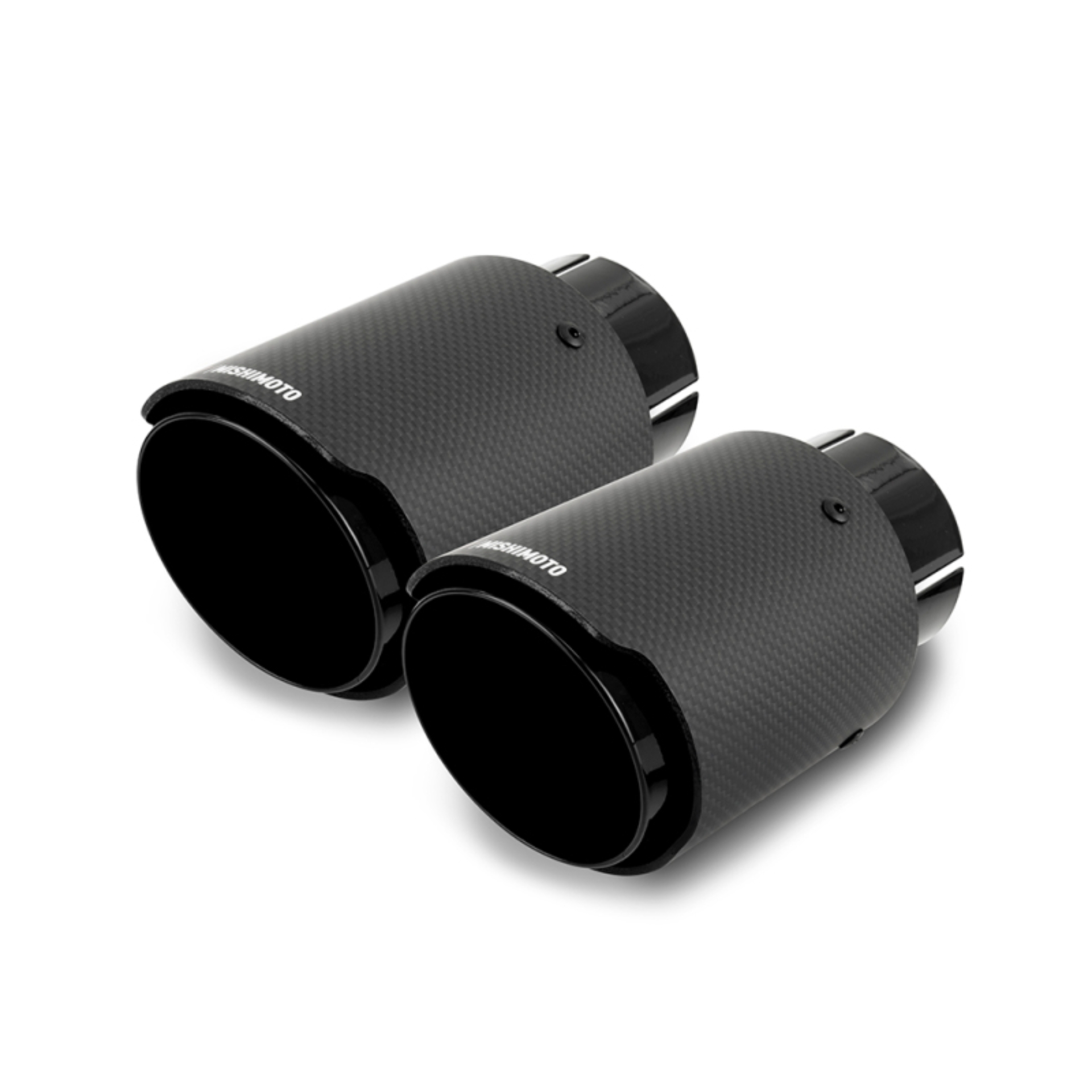 Picture of Mishimoto MM Universal Muffler - MMEXH-TIP-CFD25BK