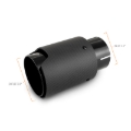 Picture of Mishimoto MM Universal Muffler - MMEXH-TIP-CFM25BK
